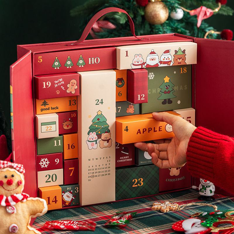 Advent Calendar Gift - 24-Day DIY Christmas Countdown Advent Calendar;