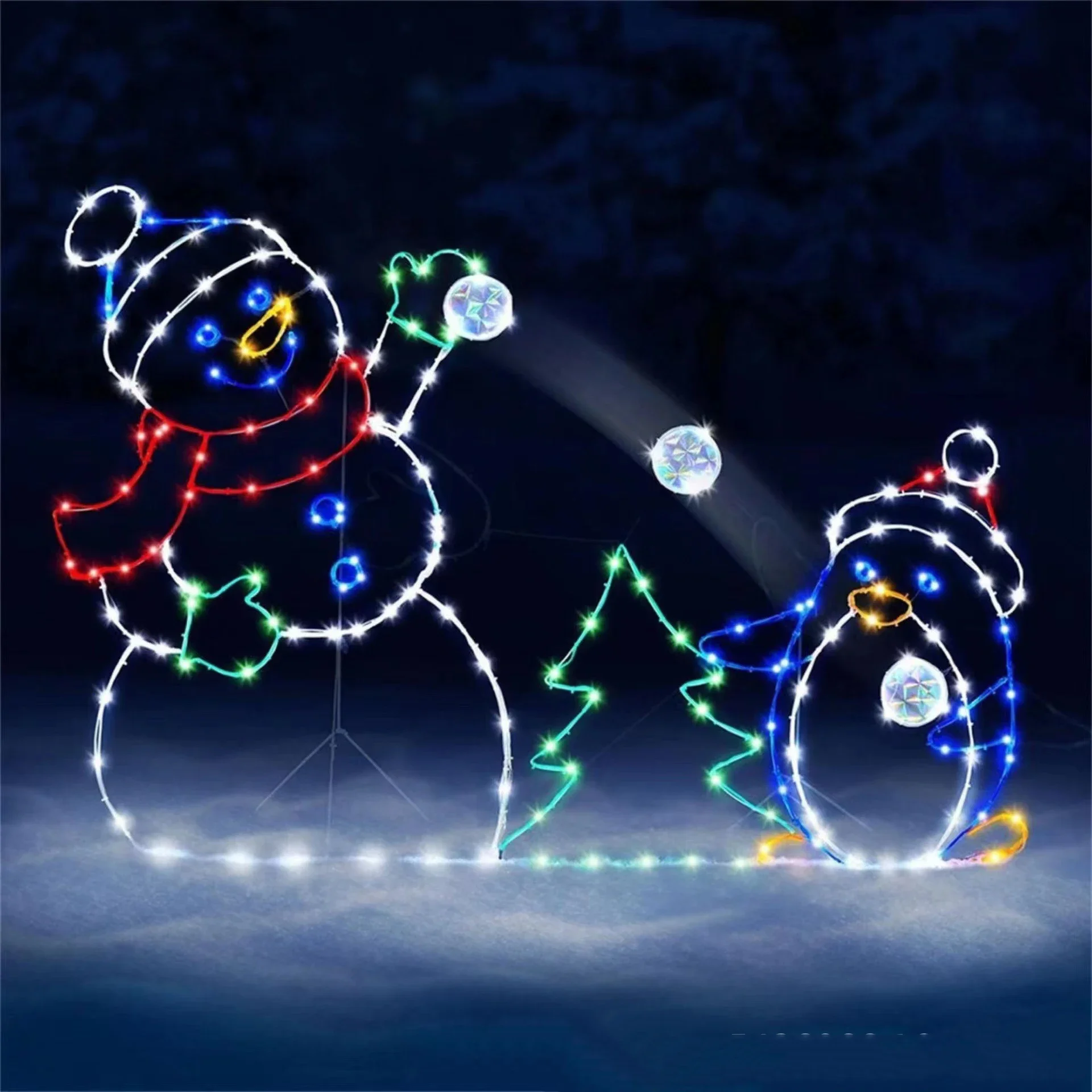 Animated Snowball Light LED Gl - Christmas Lights Outdoor recensie en prijs