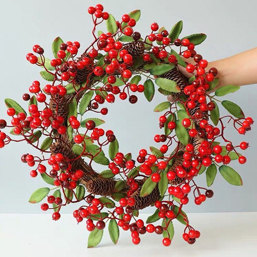 Artificial Rattan Frame Home R - Christmas Wreath Fake recensie en prijs