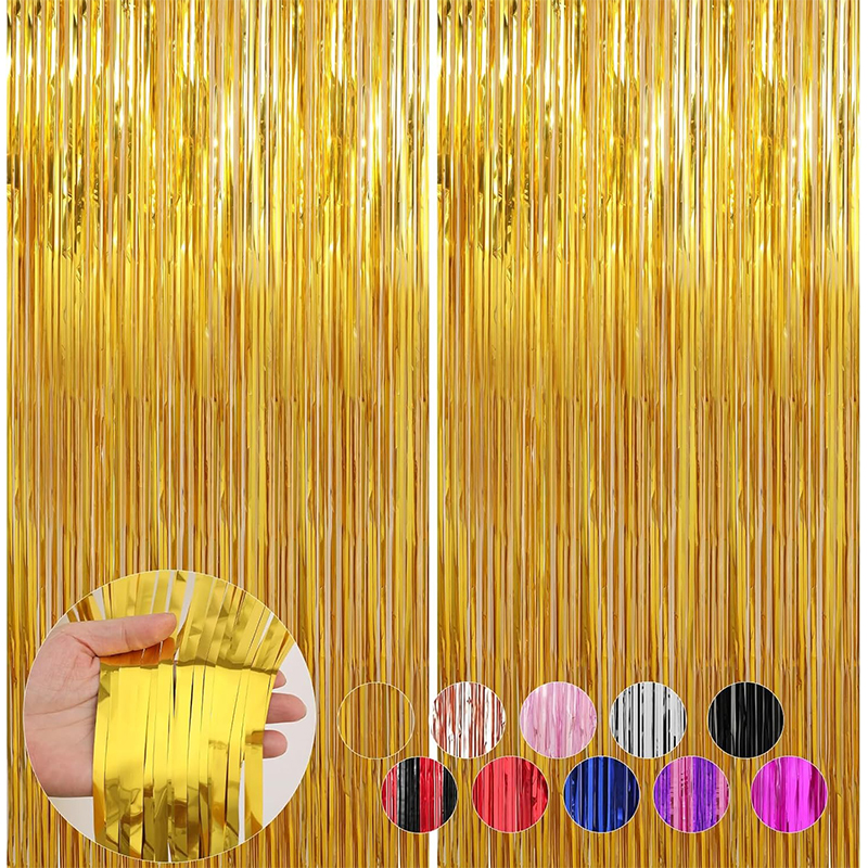 2M Glitter Gold Tinsel Fringe  - Tinsel Garland Decoration recensie en prijs