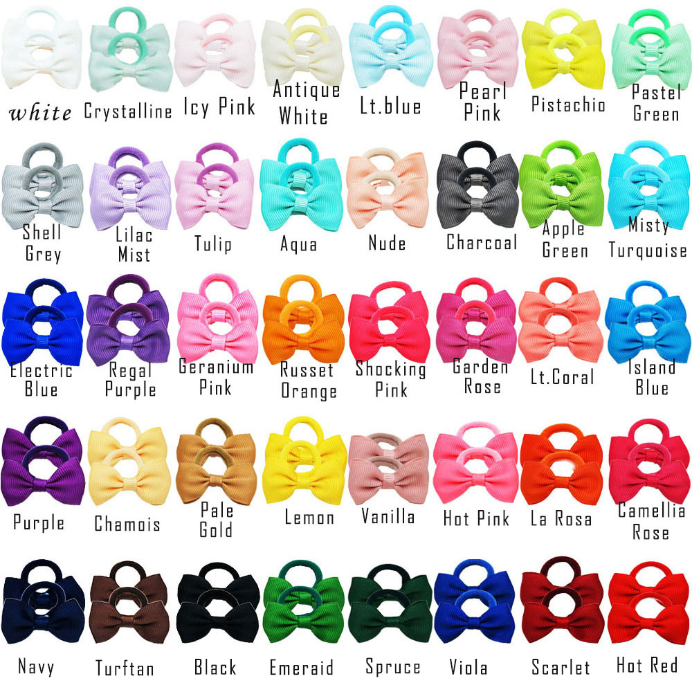 40/60/80 Baby Girls Hair Ties  - Ribbon Bow Gift recensie en prijs