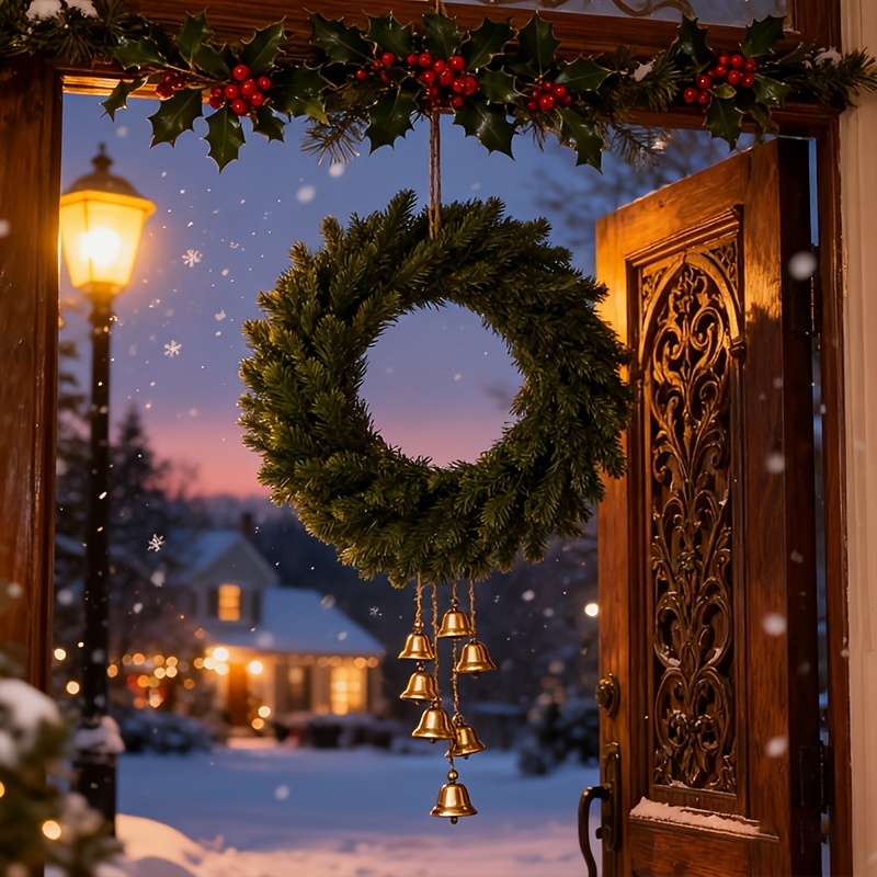 1pc Artificial Christmas Wreat - Christmas Wreath Fake recensie en prijs