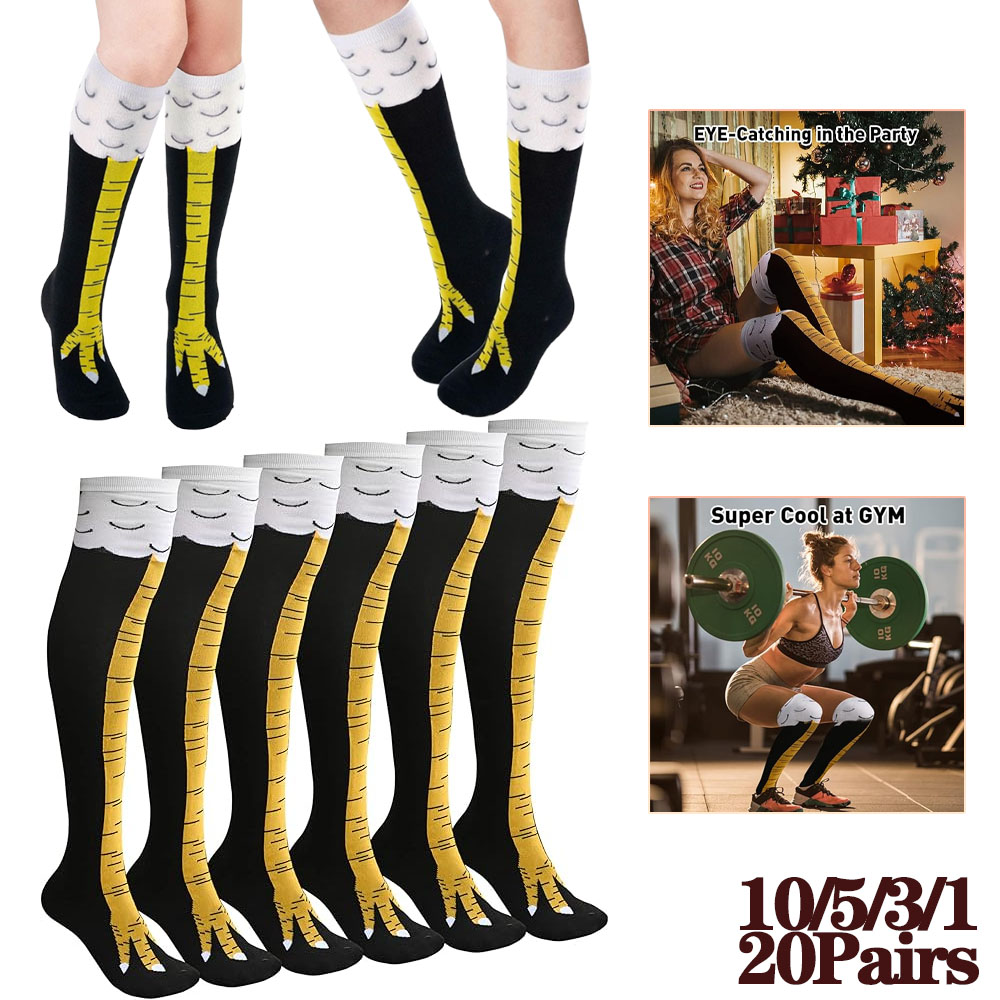 1-20Pairs Funny 3D Chicken Cla - Christmas Stocking Hanging recensie en prijs