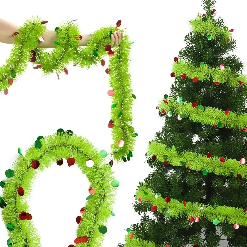 2M Length Christmas Tinsel Gar - Tinsel Garland Decoration recensie en prijs