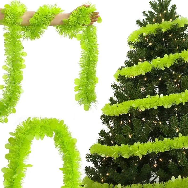 2M Length Christmas Tinsel Gar - Tinsel Garland Decoration recensie en prijs