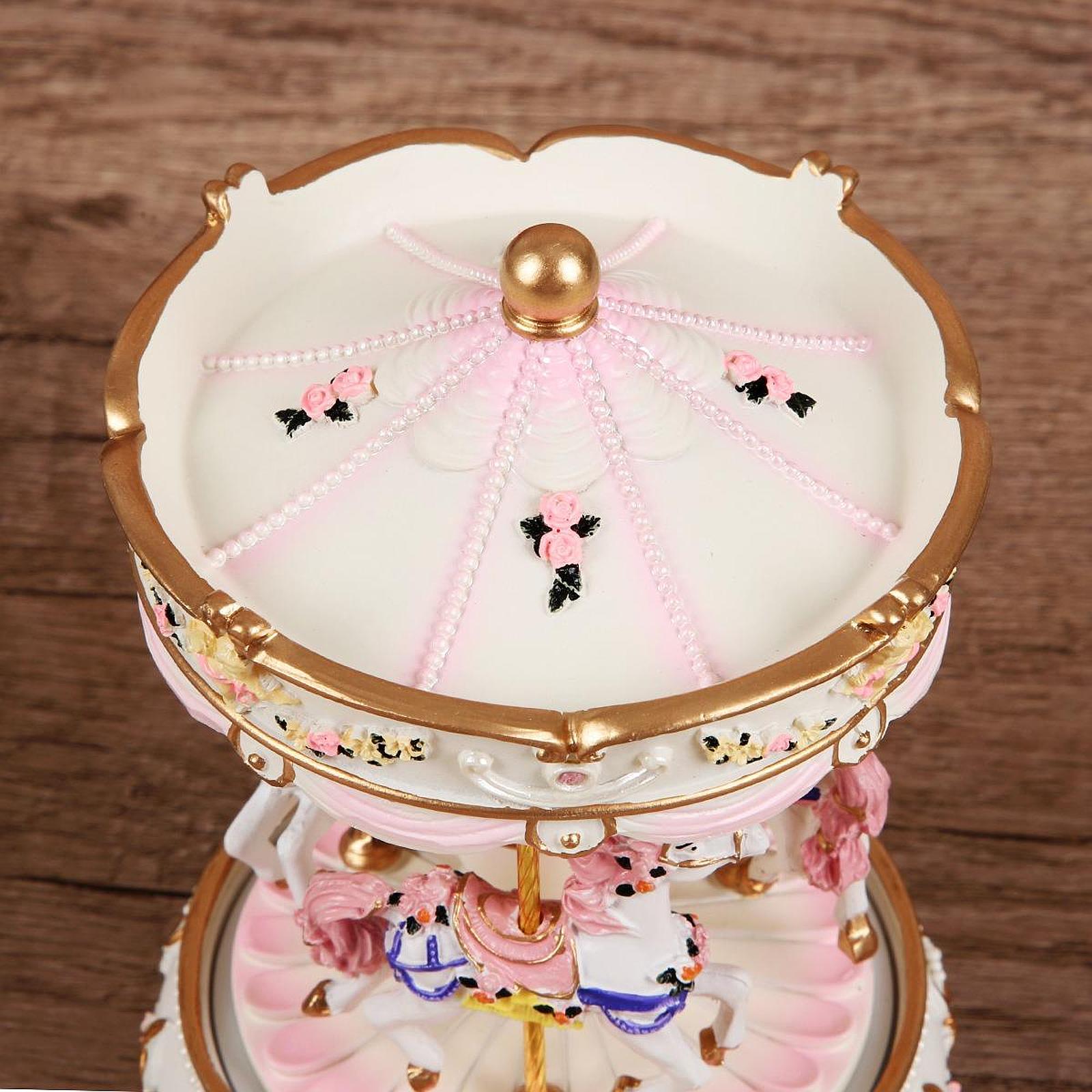 Handcrafted Resin Carousel Mus - Snow Globe Musical recensie en prijs
