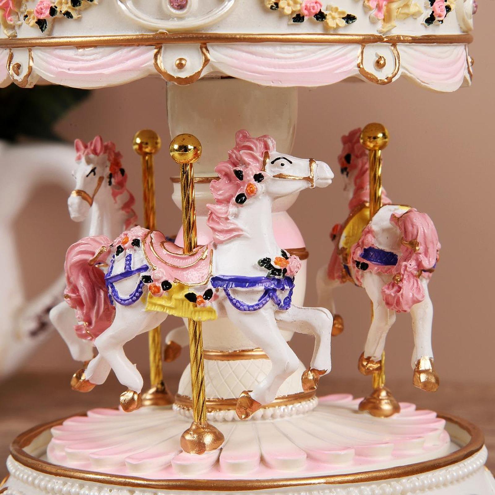 Handcrafted Resin Carousel Mus - Snow Globe Musical recensie en prijs
