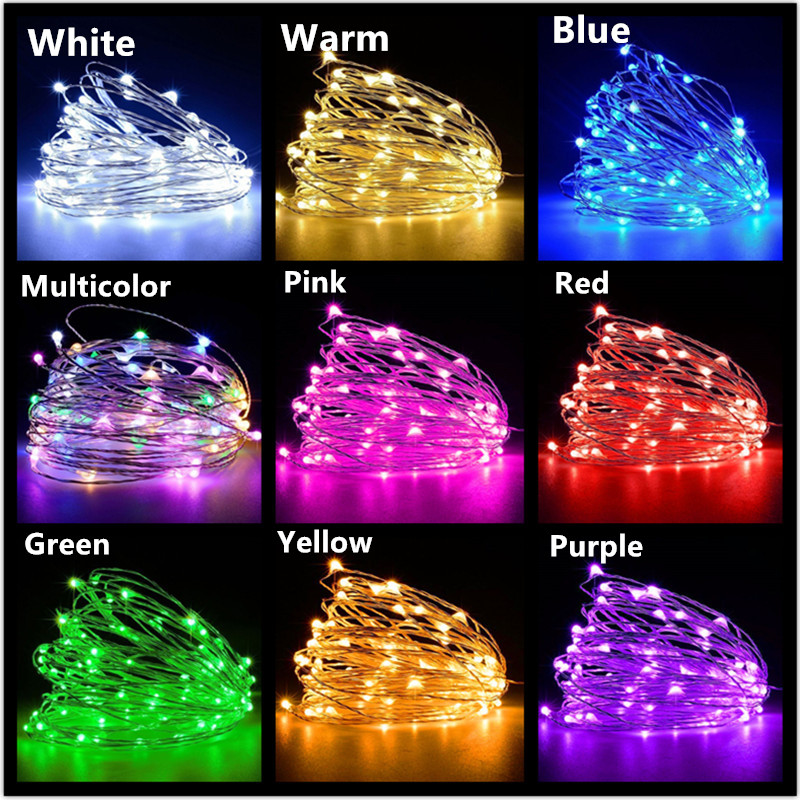 10M 5M 3M 2M Copper Wire LED T - Tinsel Garland Decoration recensie en prijs