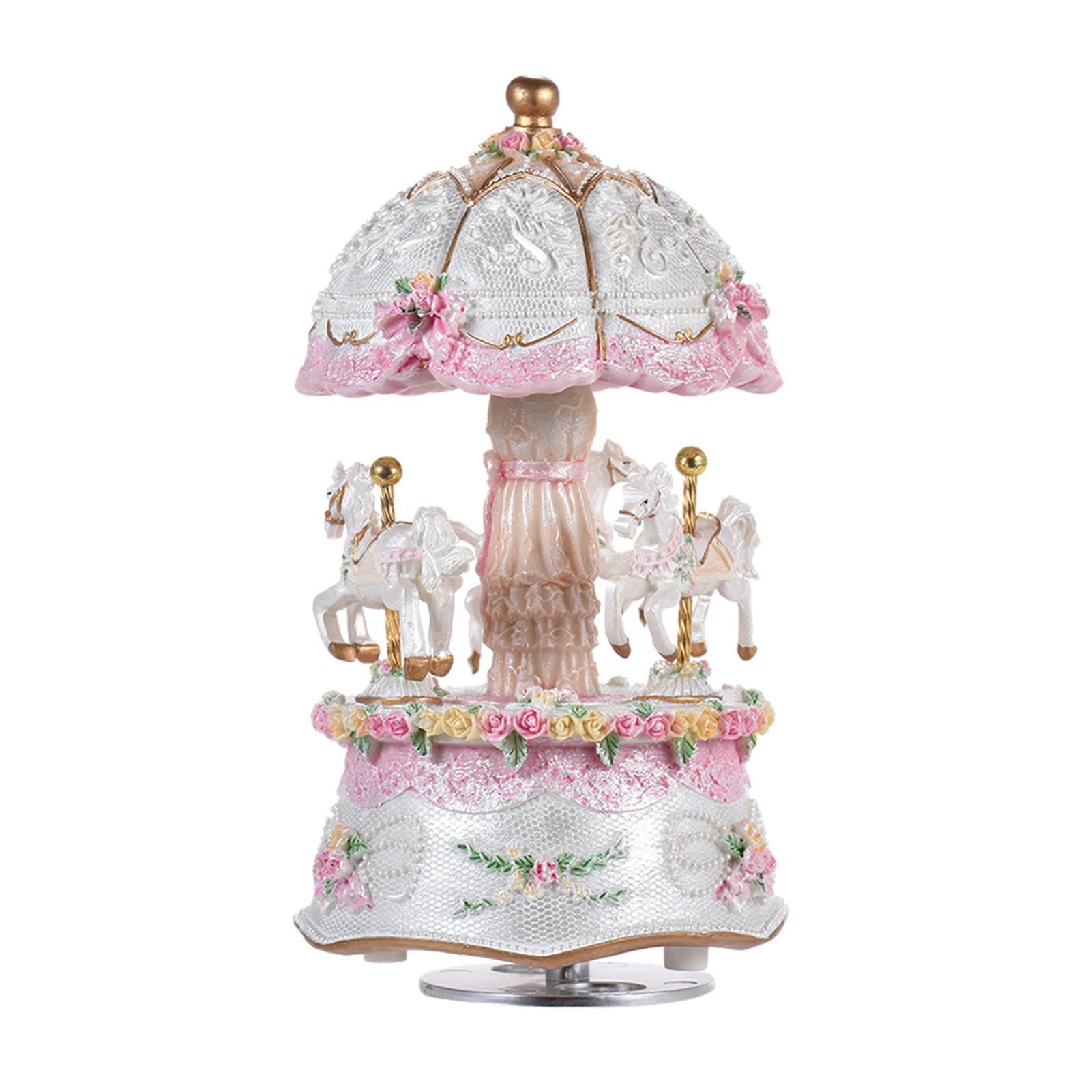 Luxury Dream 3-Horse Rotating  - Snow Globe Musical recensie en prijs