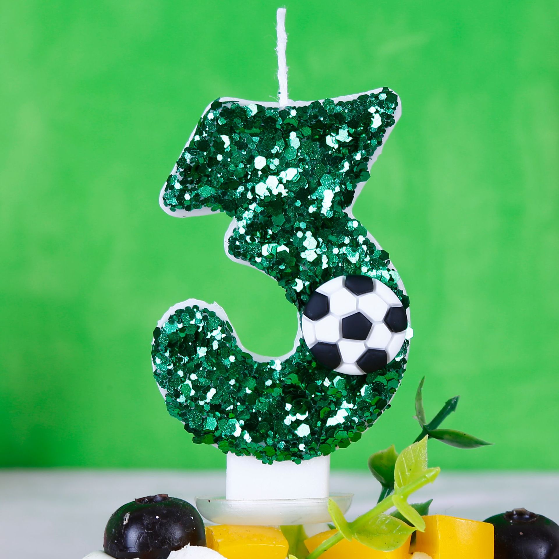 Boy Series 3D Green Football B - Holiday Candle Set recensie en prijs