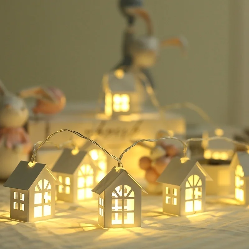 10 LED Christmas Tree House St - Led Fairy String Lights recensie en prijs