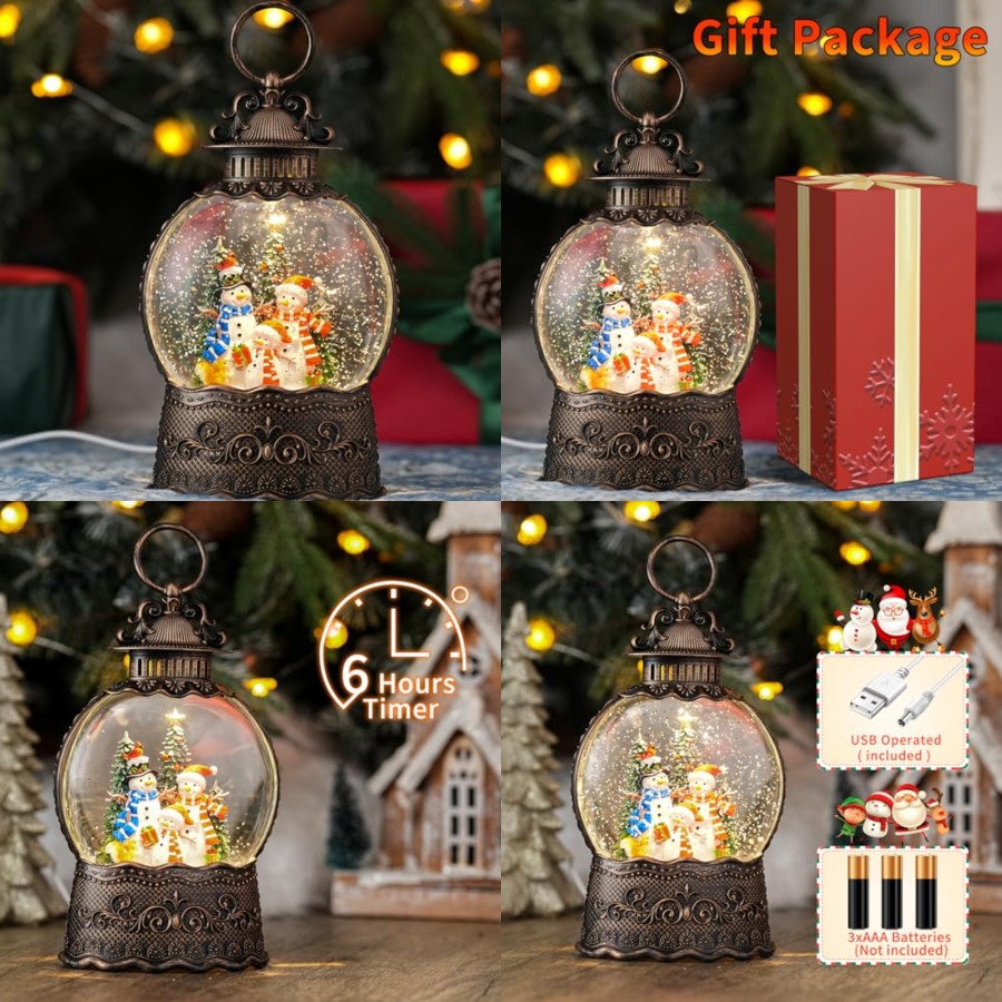 Snow Globe with, Light Up Chri - Snow Globe Musical recensie en prijs