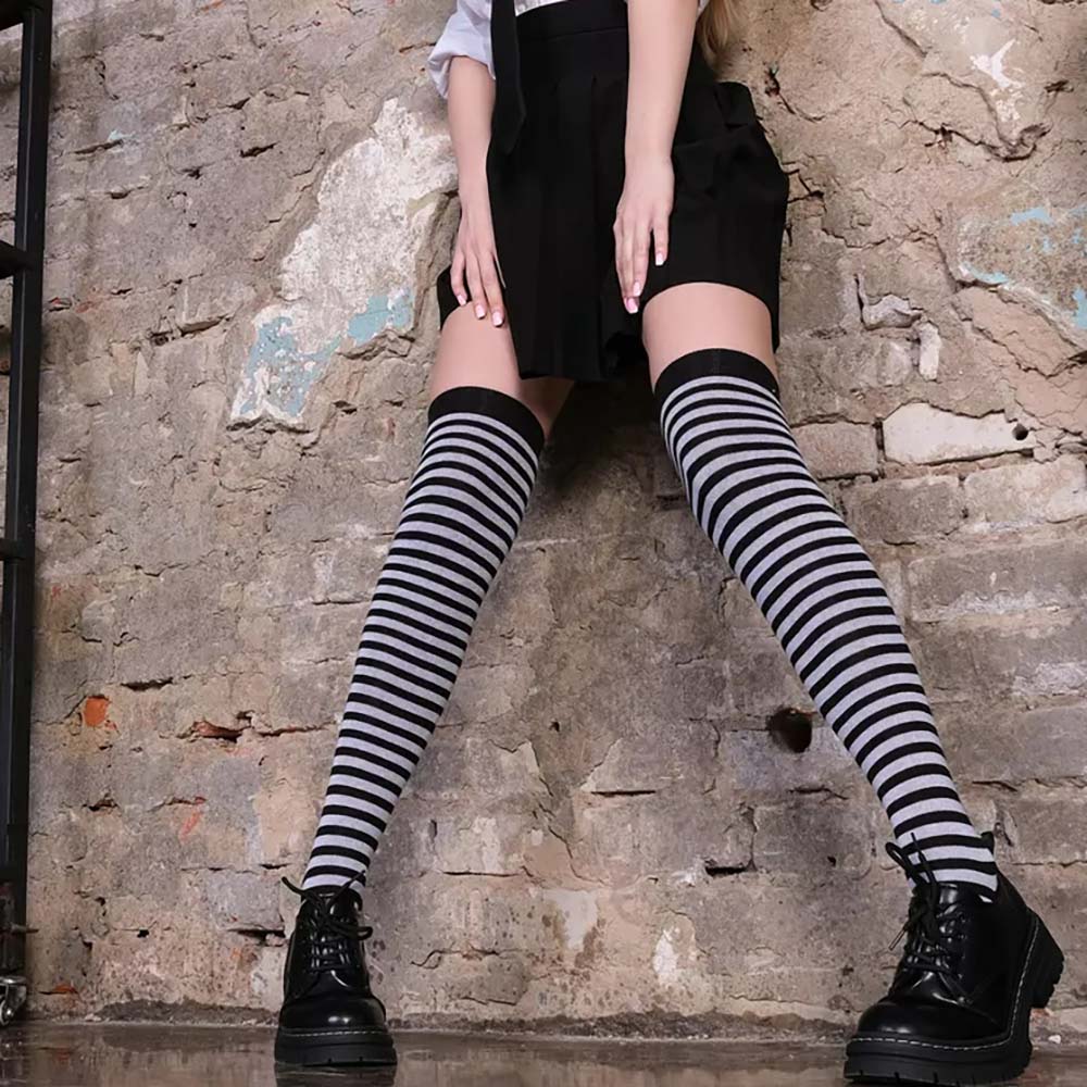 Autumn Stripes Over Knee Thigh - Christmas Stocking Hanging recensie en prijs