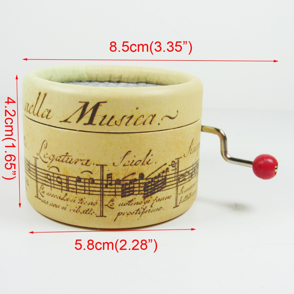 Paper Music Box, Hand Crank, B - Snow Globe Musical recensie en prijs