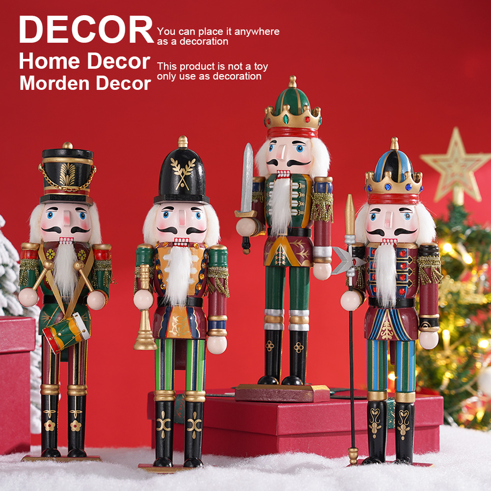 30CM Wooden Nutcracker Christm - Nutcracker Figurine recensie en prijs