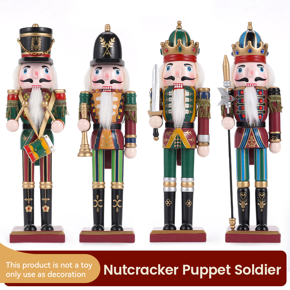 30CM Wooden Nutcracker Christm - Nutcracker Figurine recensie en prijs