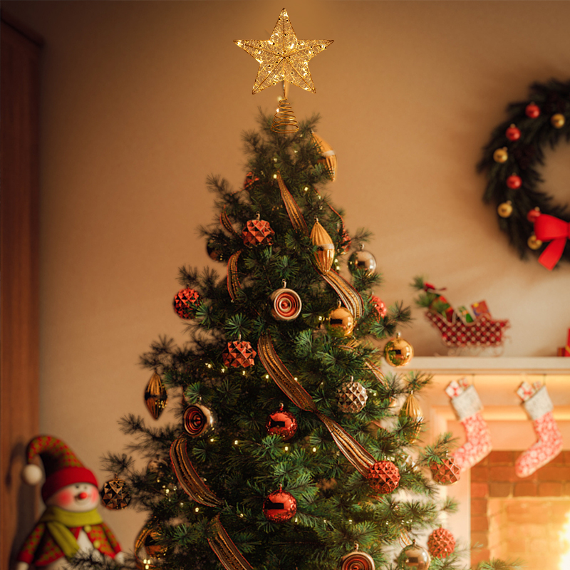 LED Christmas Tree Top Decorat - Star Tree Topper recensie en prijs