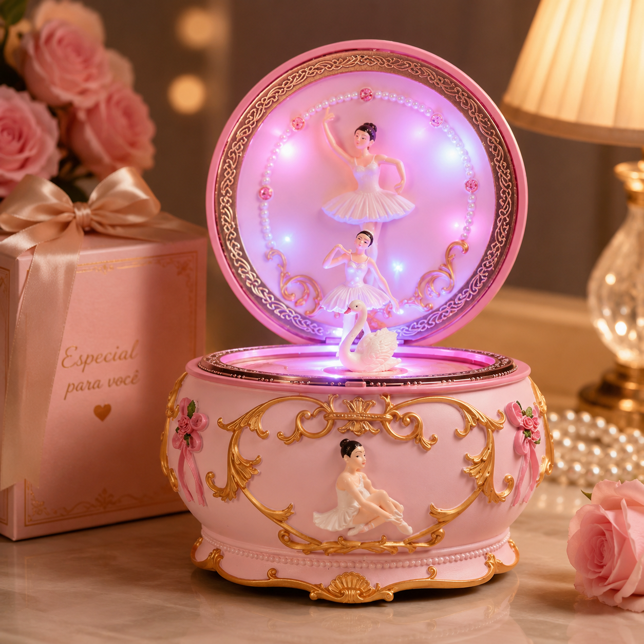 LED Rotating Ballerina Music B - Snow Globe Musical recensie en prijs