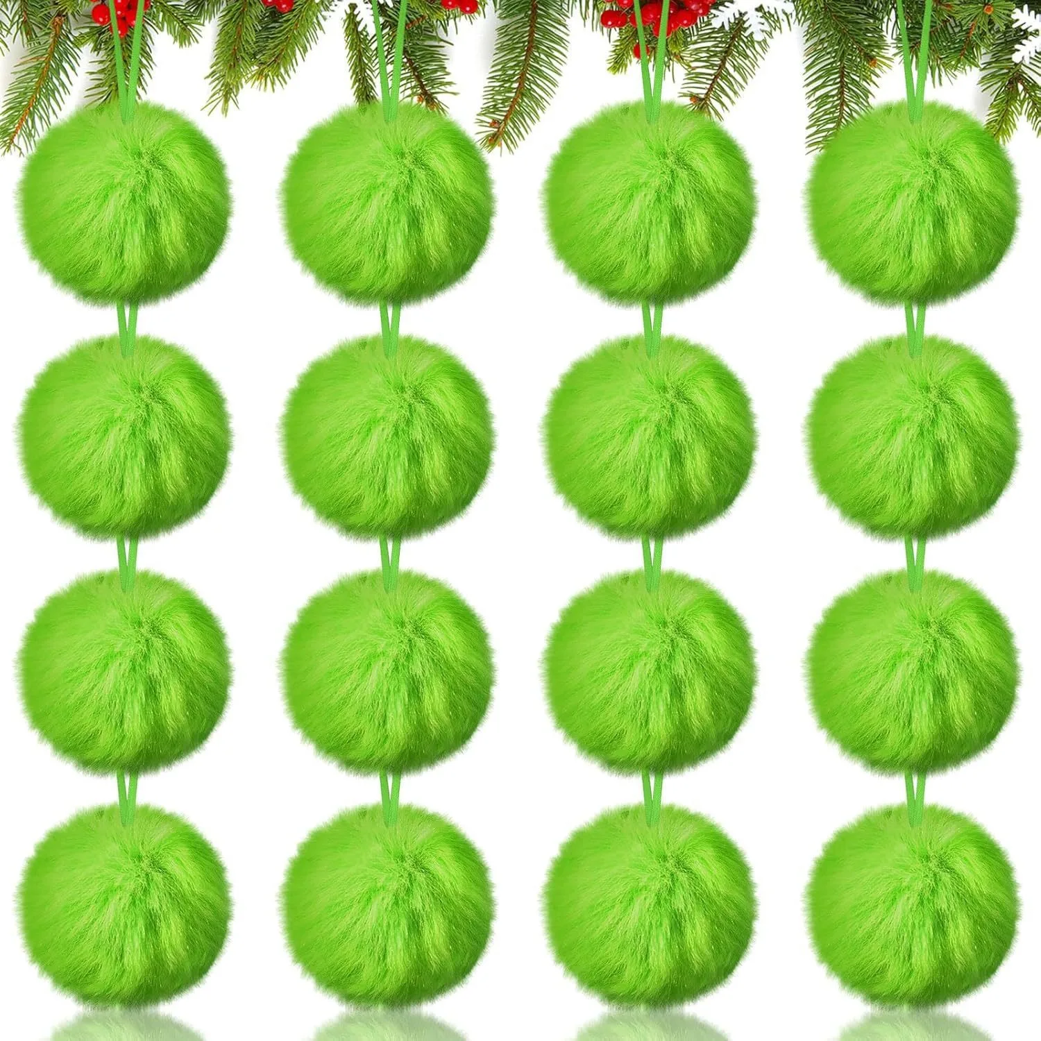 Christmas Green Long Plush Bal - Santa Hat Plush recensie en prijs