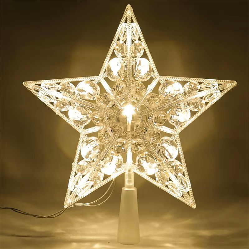 15cm Christmas Glowing Tree To - Star Tree Topper recensie en prijs