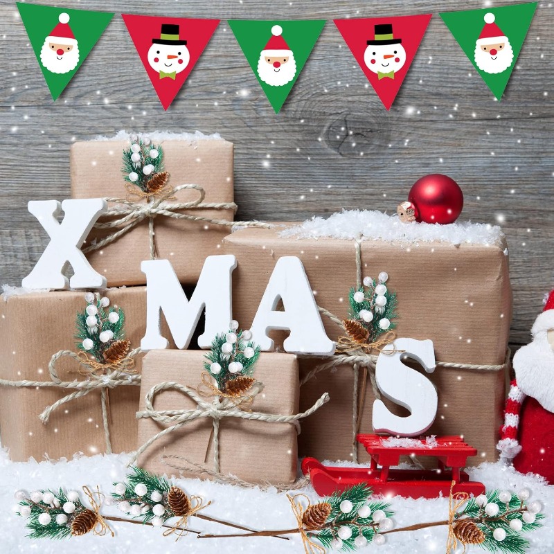 Christmas Artificial White Ber - Christmas Wreath Fake recensie en prijs