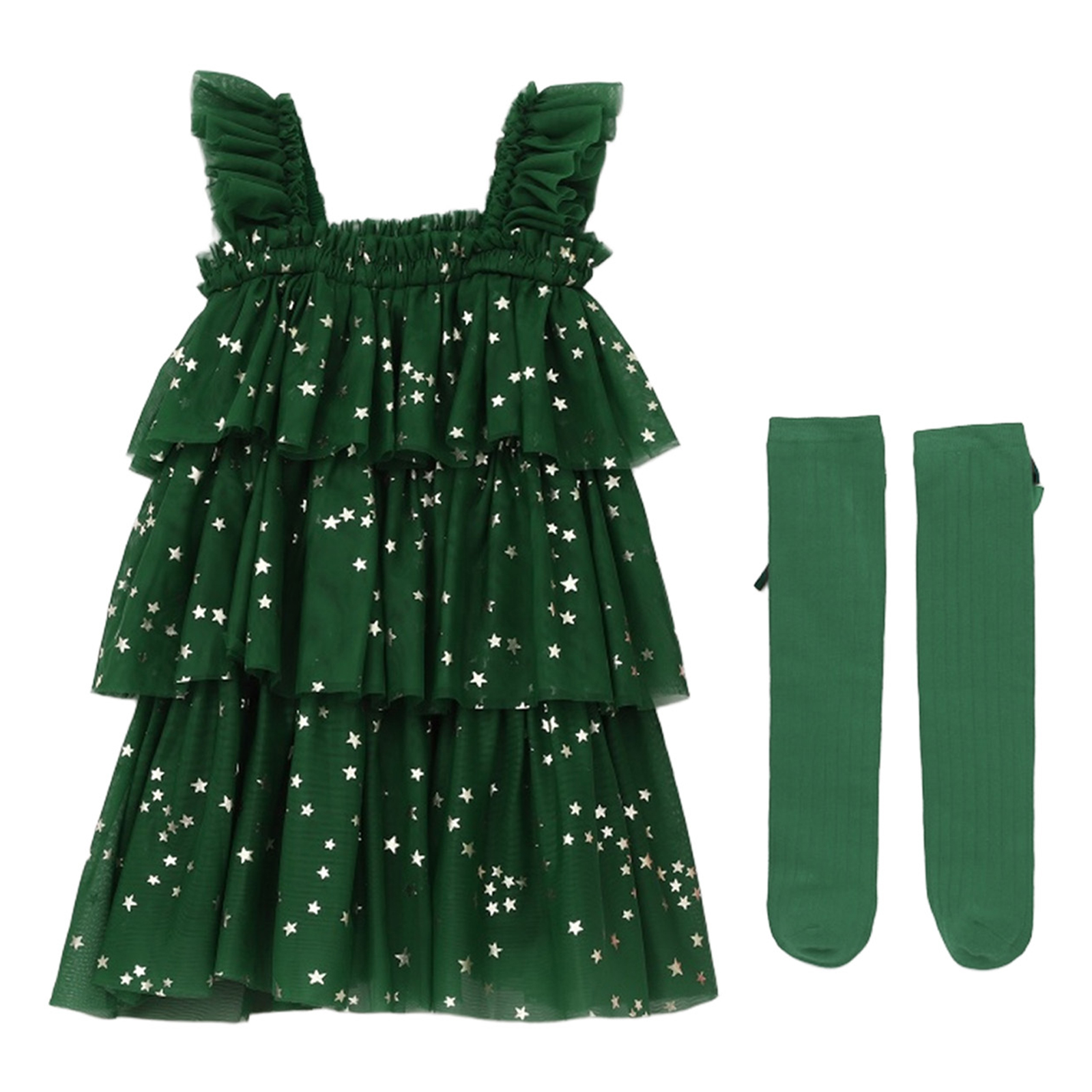 Toddler Girls Christmas Tree E - Elf Costume Christmas recensie en prijs