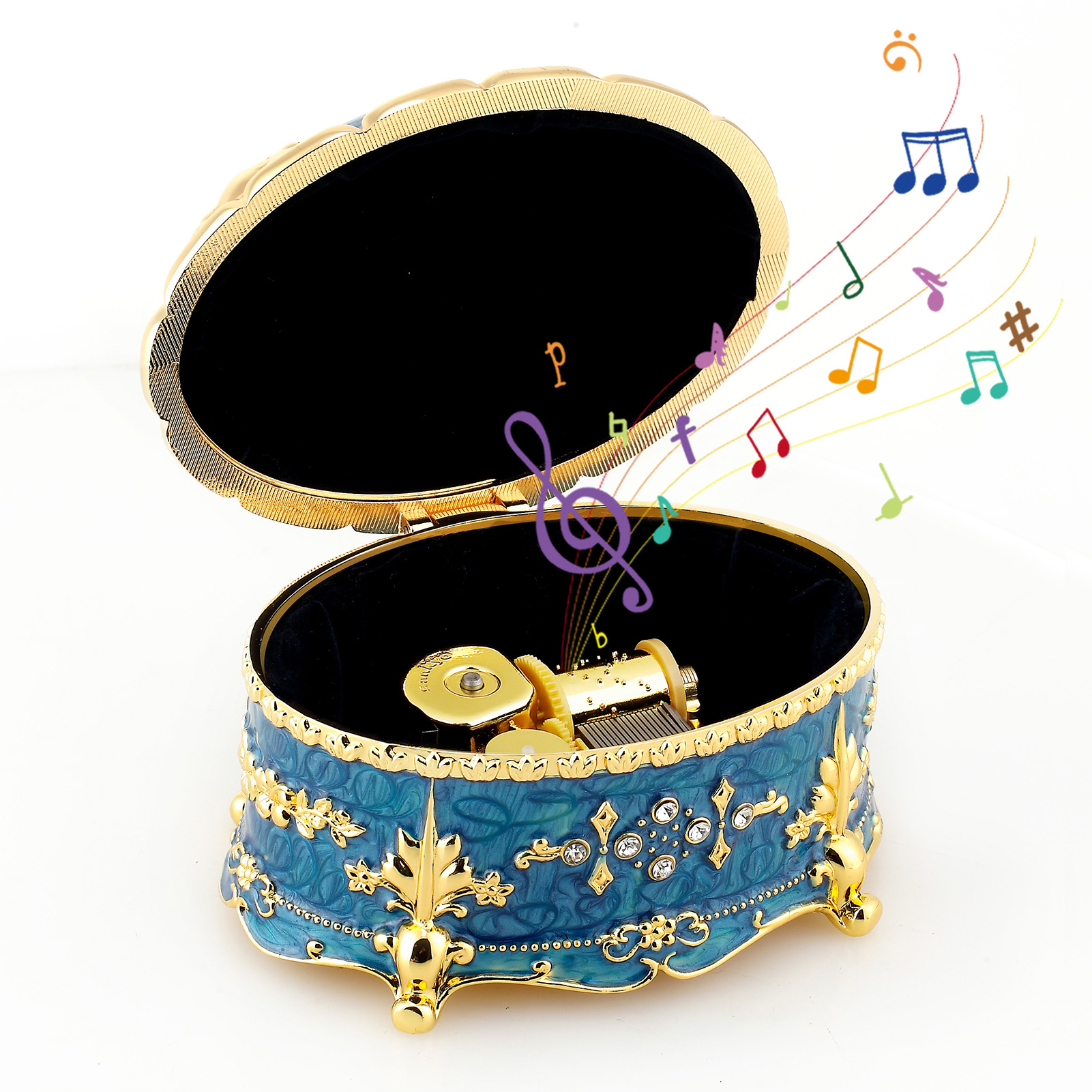 SOFTALK Oval Emboss Alloy Meta - Snow Globe Musical recensie en prijs
