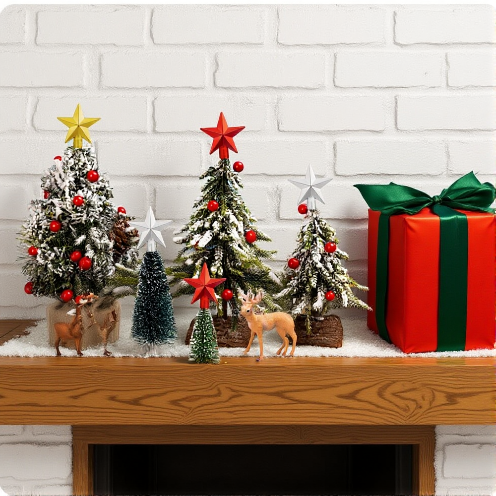 6cm Mini Christmas Tree Topper - Star Tree Topper recensie en prijs