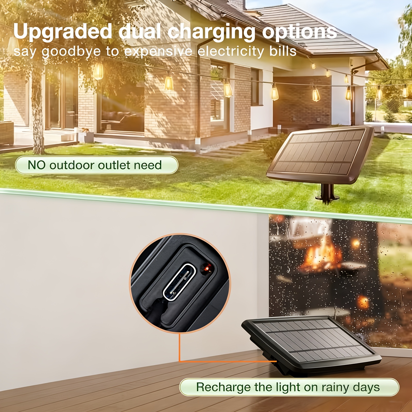 Solar Lights Outdoor, 100ft Pa - Christmas Lights Outdoor recensie en prijs