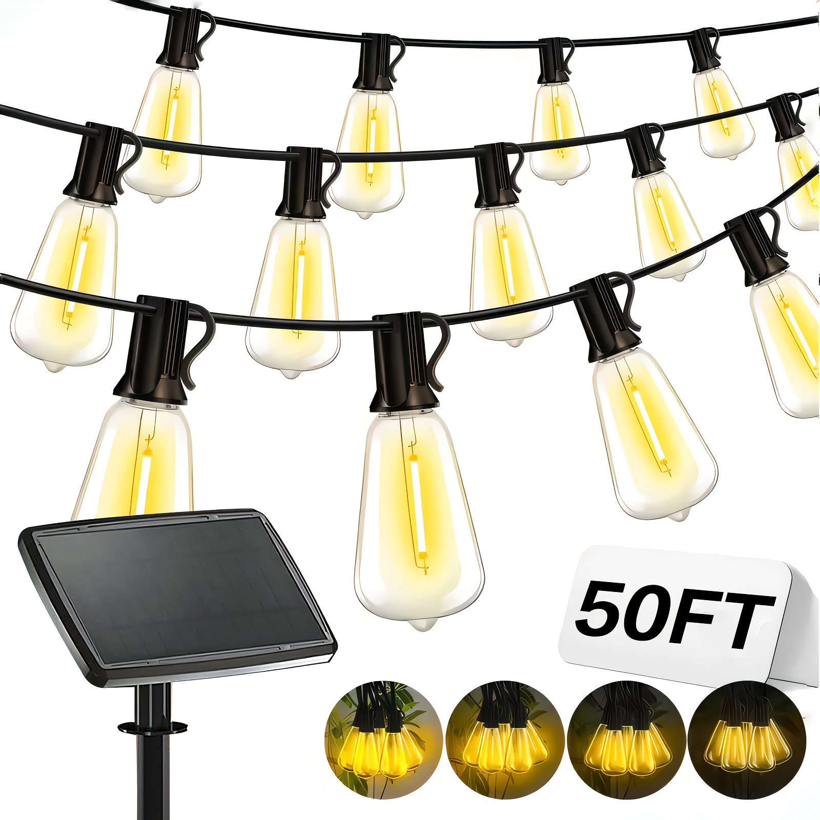 Solar Lights Outdoor, 100ft Pa - Christmas Lights Outdoor recensie en prijs