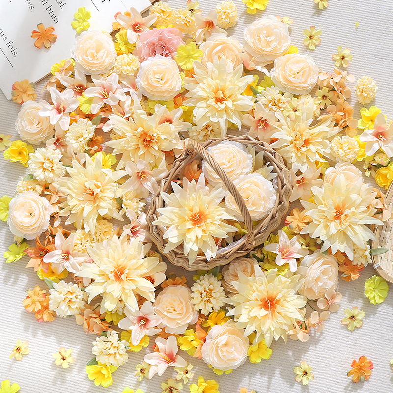 20/50Pcs Mix Yellow Artificial - Christmas Wreath Fake recensie en prijs