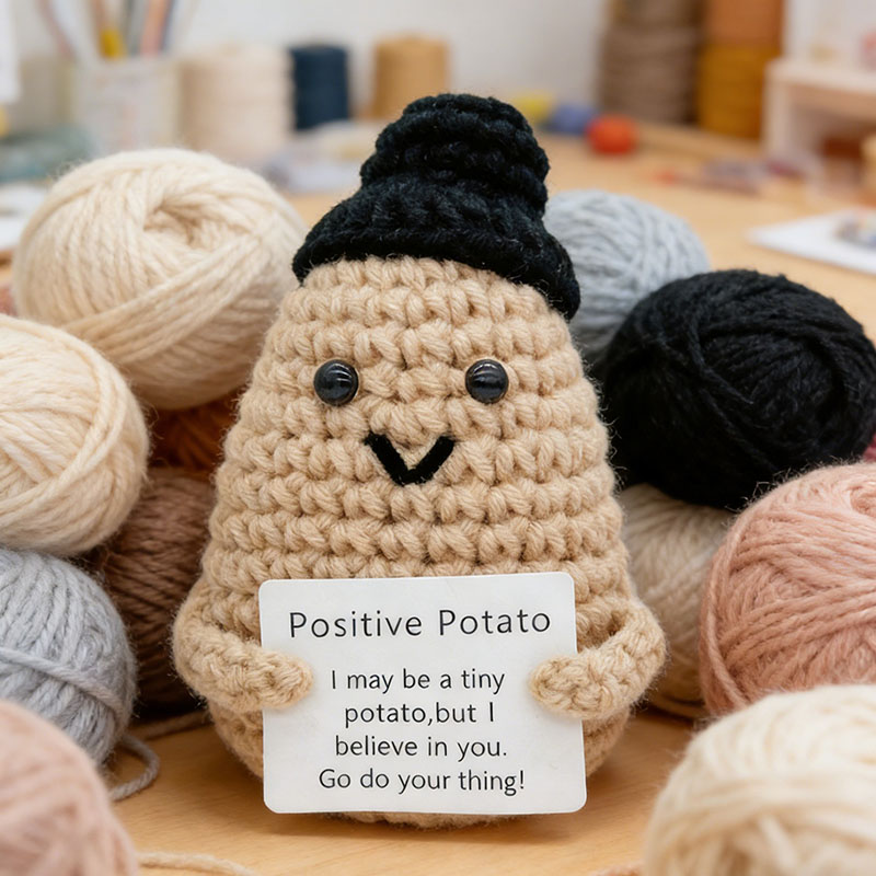 Cute Positive Potato Crochet D - Santa Hat Plush recensie en prijs