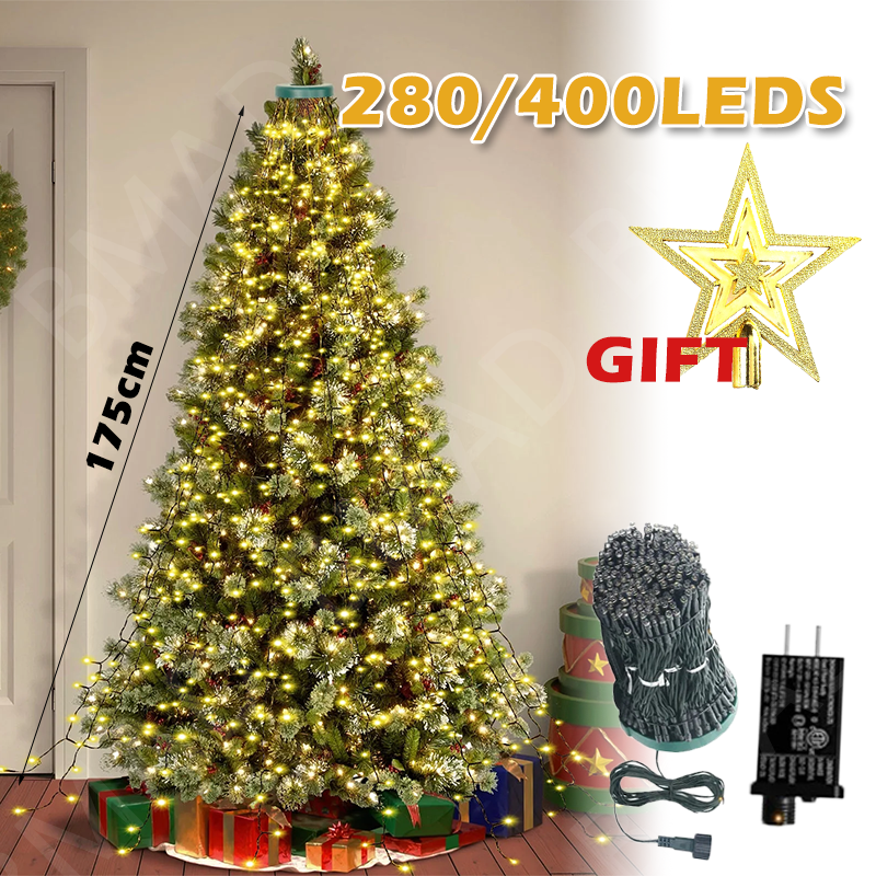 Christmas Tree Waterfall Light - Led Fairy String Lights recensie en prijs