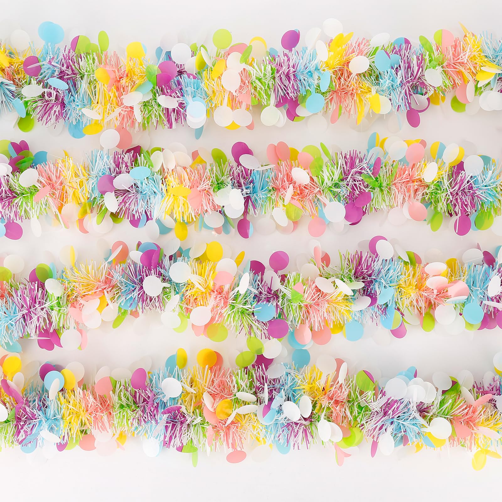 4pc Easter Tinsel Garlands Col - Tinsel Garland Decoration recensie en prijs