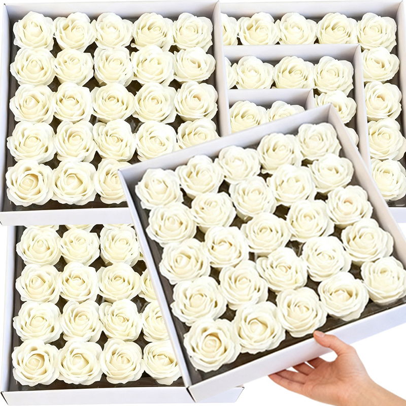 5/10Pcs Artificial Rose Soap F - Christmas Wreath Fake recensie en prijs