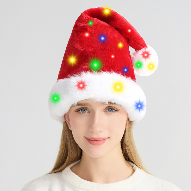 Christmas hat LED light plush  - Santa Hat Plush recensie en prijs