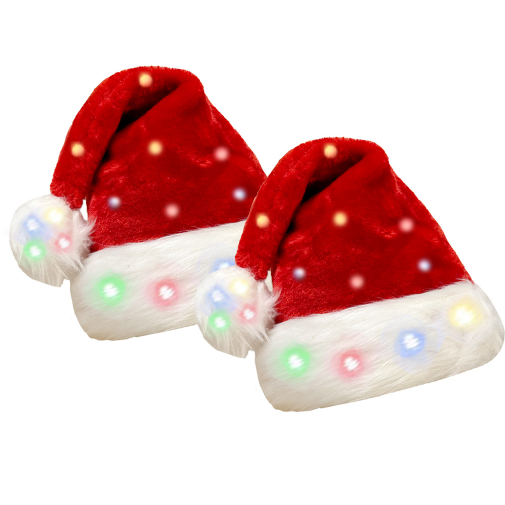 Christmas hat LED light plush  - Santa Hat Plush recensie en prijs