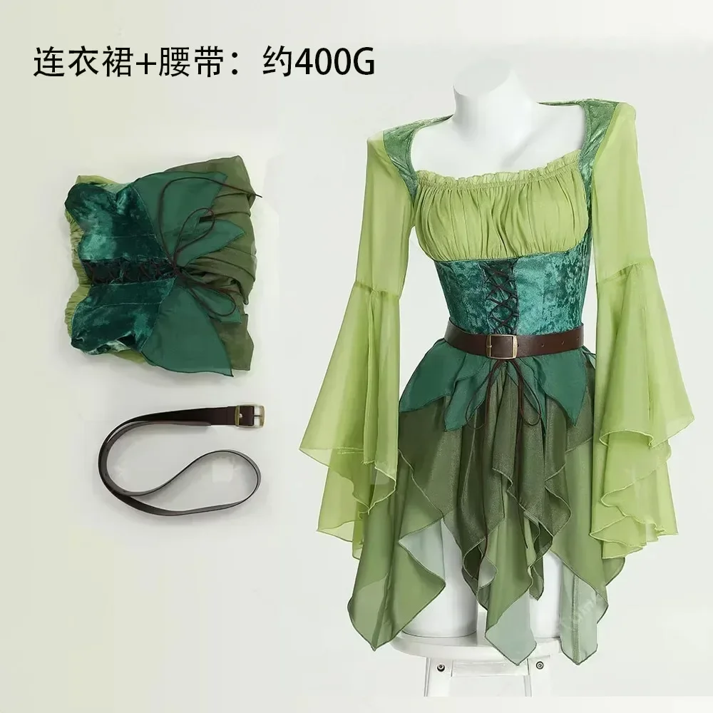 Women's Elf Medieval Green Fai - Elf Costume Christmas recensie en prijs